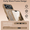 with iPhone 17 Pro Case with HD Screen Protector, [Compatible with Ma