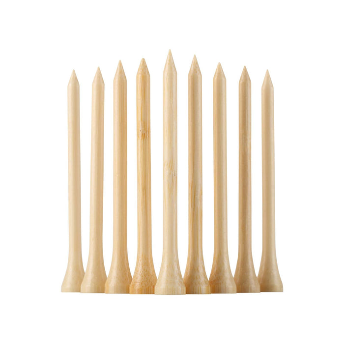 Golf Tees Durable Bamboo Tees 100Pcs 3-1/4" Friendly Biodegradable Material Redu