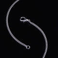12 Pack Iron DIY Chain Necklaces Lobster Clasp Link Chain Necklaces Silver Plate