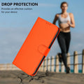 17 Pro 6.3" Case Premium Soft Tpu Leather Flip Wallet With Card Slots Magnetic C