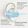 Sleeping,5 Pairs Noise Cancelling Silicone Earplugs for Sleeping Swimming Sn