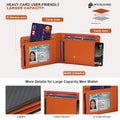 Men's Wallet slim wallet Carbon Fiber Bi-Fold Wallet - RFID Blocking Ultra Thin
