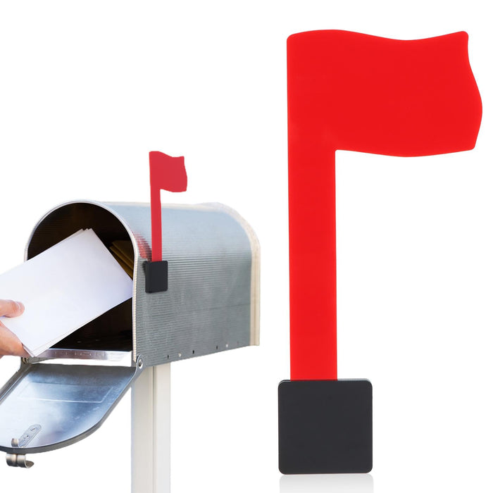 Flag Replacement Kit, Self Adhesive Red Mail Flag No Tools Installation, Univers