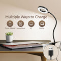 LED Desk Lamp Clip on Light with 3 Color Modes 10 Brightness Ring/Clamp Light 36