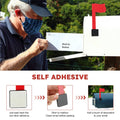 Flag Replacement Kit, Self Adhesive Red Mail Flag No Tools Installation, Univers
