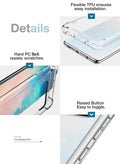 Clear Case for Samsung Galaxy S10+ / S10 Plus - Shockproof Bumper with Airbag Co