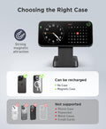 1 Magnetic Wireless for iPhone Charging Station: Foldable Portable Charger