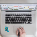 Skateboard Stickers Cool Waterproof Stickers for Laptop Water Bottle Suitcase Ph