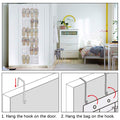 Shoe Organiser 24 Pockets — Folding Hanging Mesh Organiser with Hooks for Bedroo