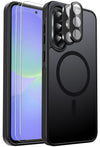 Samsung Galaxy A36 5G MagSafe Phone Case - Magnetic Shockproof Cover with Glass Screen Protector
