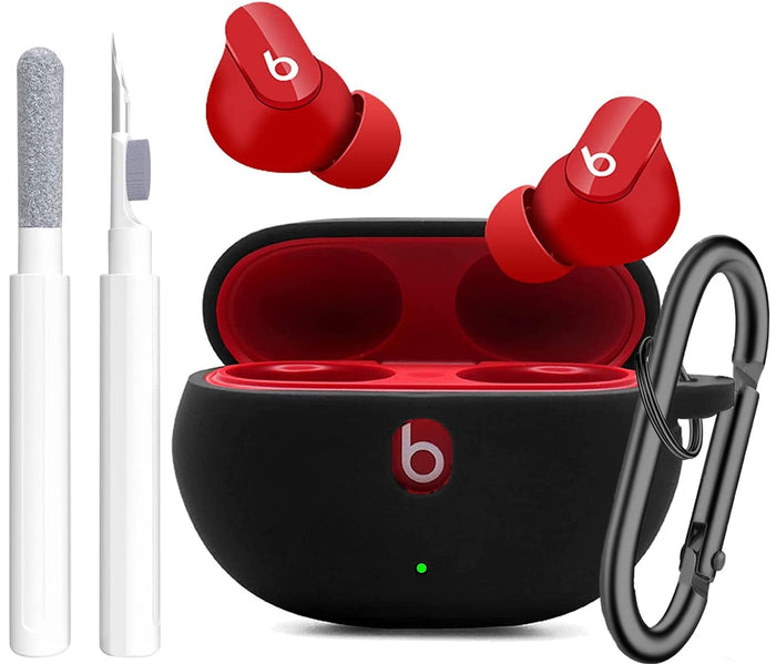 for Beats Studio Buds/Buds + Case with Cleaner kit 2021/2023, Soft Silicone Cove