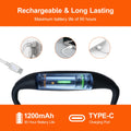 Rechargeable Neck Reading Light， Suitable for Reading Books with 3 Color Tempera