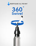 11-Blade Deburring Tool for 3D Printing, Premium High-Speed Steel Blades for Smo