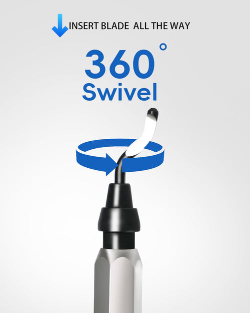11-Blade Deburring Tool for 3D Printing, Premium High-Speed Steel Blades for Smo