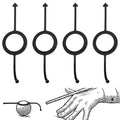 Black Billiard Aiming Training Aid, Pool Billiards Table Accessories Supplies Cu