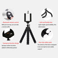 Tripod,Sponge Tripod with Phone Holder Flexible Bracket with Wireless Remote and