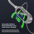 Wireless Neckband Earphones with LED BT5.3 20H Play time Water Resistant Noise C