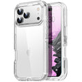 Iphone 17 Pro Max Case Clear 3 In 1 Heavy Duty Drop Protection Full Body Rugged