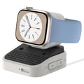 Dock Station For Apple Watch, Desktop Stand With Keyboard Design, White And Blac
