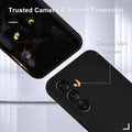 Samsung Galaxy A15 5G Case, Silicone Phone Case With 1 Screen Protector, Soft An