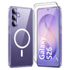 Samsung Galaxy S26 Clear MagSafe Case - Magnetic Cover with 2-Pack Screen Protector
