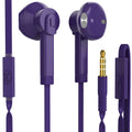 Wired Earbuds in-Ear Headphones, Earphones with Microphone, Slide Volume Control