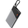 Power Bank 10000mAh 22.5W PD Fast Charging - Portable Powerbank with Built-In USB Cable