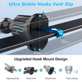 Magnetic Car Mount Phone Holder — Hands-Free Air Vent Clip with Iron-Grip Magnet
