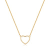 Gold Heart Necklace for women, Cute Necklaces for Mother's Day Gifts, 14k Gold P