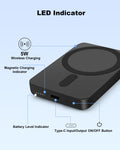 Magsafe-Compatible Portable Charger, 5000Mah 5W Compact Magnetic Power Bank For