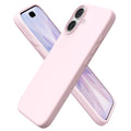 17 Case 6.3, Slim Liquid Silicone 3 Layers Full Covered Soft Gel Rubber Phone Ca