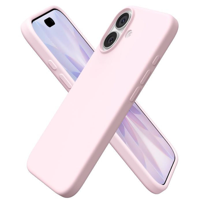 17 Case 6.3, Slim Liquid Silicone 3 Layers Full Covered Soft Gel Rubber Phone Ca