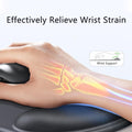 Mouse Pad With Wrist Rest, Gel Wrist Support Mousepad, Pain Relief Laptop Comput