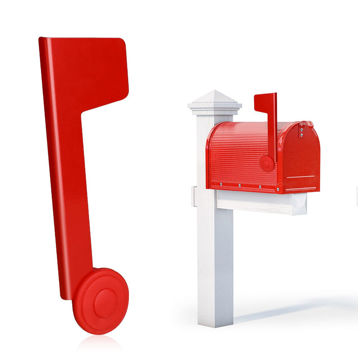 Flag Replacement Kit, Adhesive Red Mailbox Flag Mail Box Flags Replacement for W
