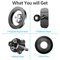 Car Mount — 20 Strong Magnets Magnetic Dashboard Phone Holder for iPhone 17/16/1