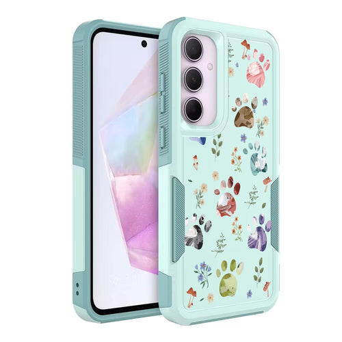 for Samsung Galaxy A35/A55 5G Case: Cute Flowers Floral Design for Girls Women S