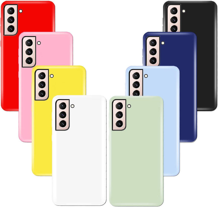 Pack) for Samsung Galaxy S23 Case, Soft Silicone Gel Bumper Shell Shockproof