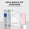 17 Case 6.3, Slim Liquid Silicone 3 Layers Full Covered Soft Gel Rubber Phone Ca