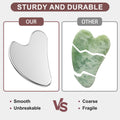 Metal Gua Sha Tool — Stainless Steel Facial Sculpting for Face & Body Muscle Ten