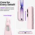 17 Case 6.3, Slim Liquid Silicone 3 Layers Full Covered Soft Gel Rubber Phone Ca