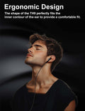 Wired Earbuds with Mic — Type C Headphones for iPhone 17e/17/16/15 Pro Max, Sams
