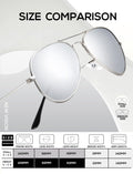 Aviator Sunglasses for Men Women Driving Sun glasses Polarized Lens UV B
