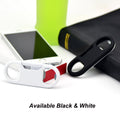 Lightning Keychain Charging Cable — Carabiner Bottle Opener Short Cable Gift, Bl