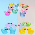 Pcs Luminous Mini Resin Ducks Tiny Glow in The Dark Duck Micro Garden Landsc