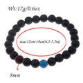 CNLQ Long Distance Bracelets For Lovers Couples Matching Gift Matte Agate 8mm Be