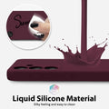 Samsung Galaxy S24 Phone Case Liquid Silicone, Thin Slim Soft Rubber Gel Tpu Pla