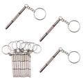 Pack Eyeglass Screwdriver Keychain Mini 3in1 Flat Phillips Hex Portable Glass