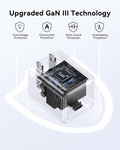 For Iphone 16/15 Charger,Pd 3.0 Pps 33W Gan Usbc Charger Block Foldable Plug Com