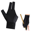 Glove Left Hand Billiards Glove Three Finger Pool Cue Gloves Breathable Ela