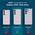 Samsung Galaxy S23 Plus Case [6.6"] [12ft Drop Protection] [Wireless Charging] F